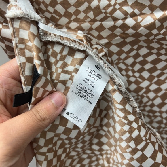 Dynamite Checkered Bandanna Top - Picture 3 of 4